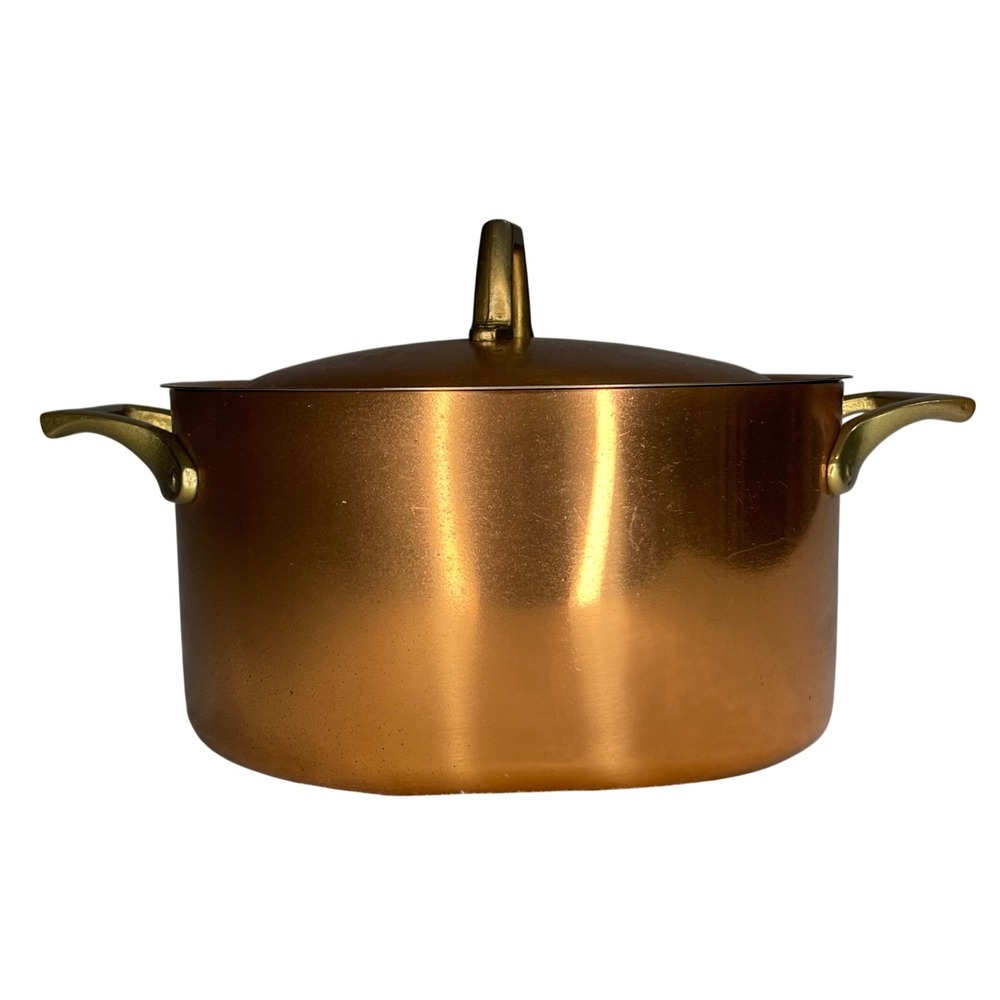 Paul Revere Limited Edition 1776-1976 Bicentennial 3 Qt Stock Copper Pot w/ Lid